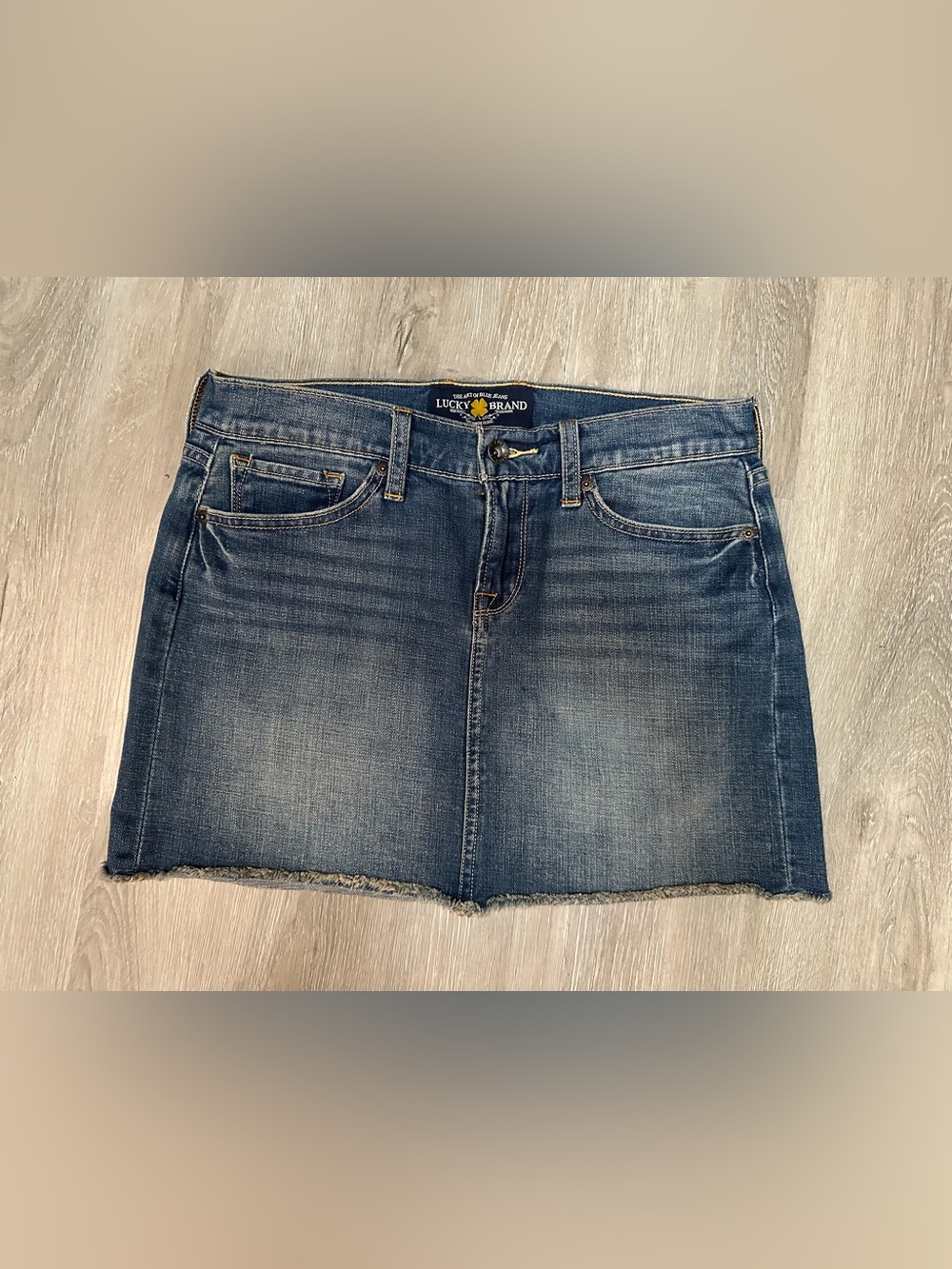 Lucky Brand denim mini skirt
